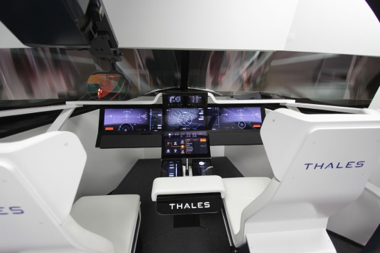 Thales single pilot cockpit